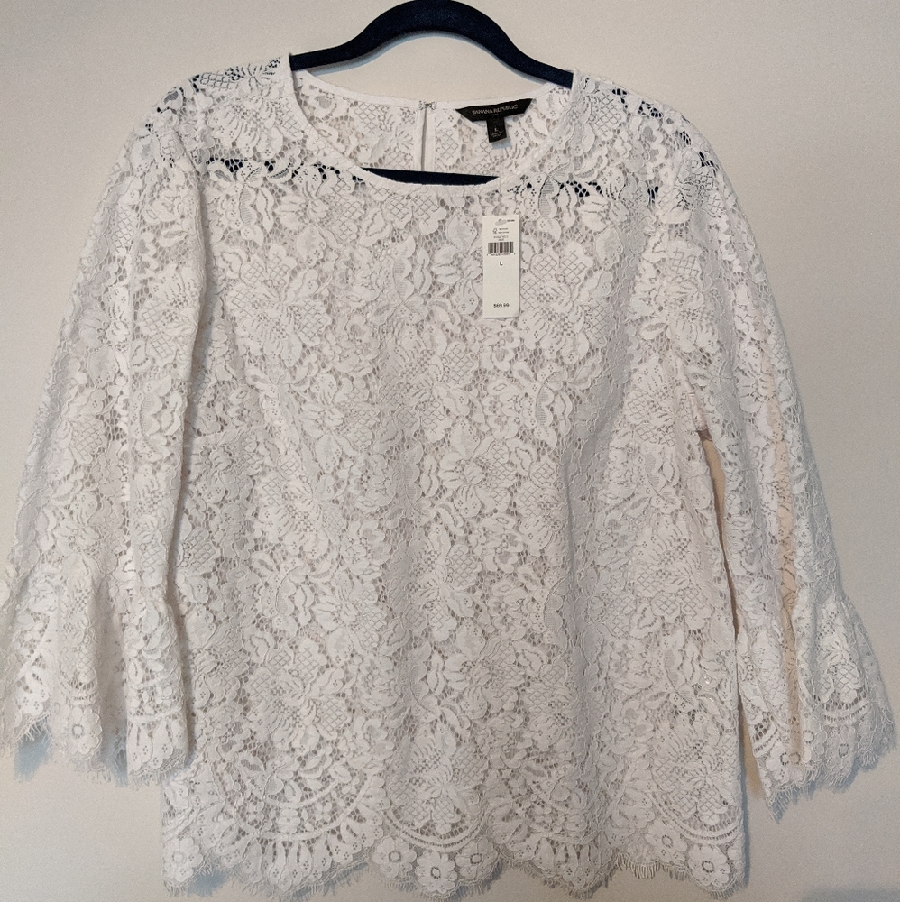 White Lace Blouse
